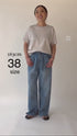 【 予約:11月中旬 】HIGH RISE TUCK WIDE PT /Y253-31101-2